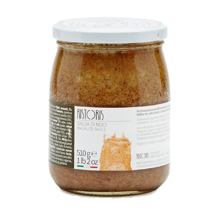 SALSA DI NOCI VASO VETRO GR 580 RISTORIS