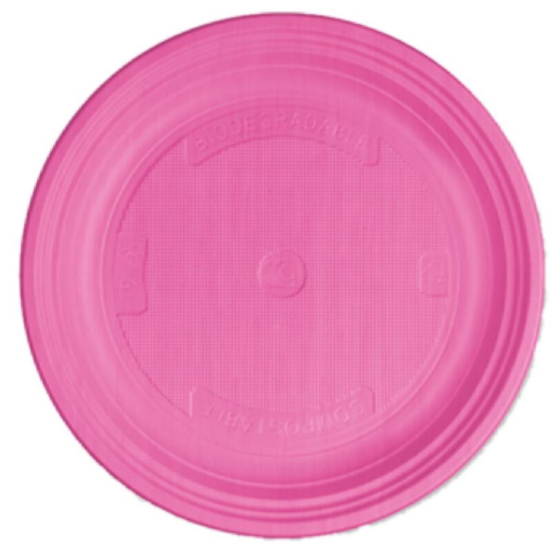 PIATTI DESSERT FUCSIA PZ 25 NATURIA