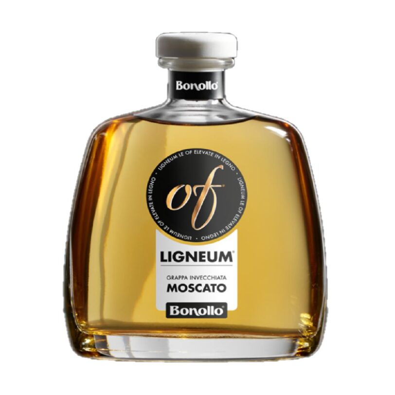 GRAPPA LIGNEUM MOSCATO LIGNEUM OF CL 70 BONOLLO ASTUCCIATO