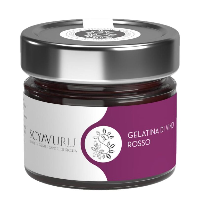 GELATINA DI VINO ROSSO GR 40 SCYAVURU