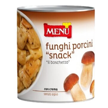 FUNGHI PORCINI SNACK IL BOSCHETTO CON CREMA GR 800 MENU