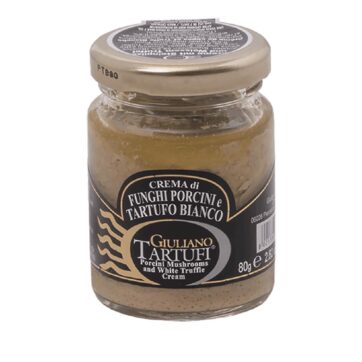 CREMA DI FUNGHI PORCINI E TARTUFO BIANCO GR 45 GIULIANO TARTUFI