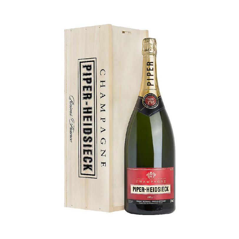 CHAMPAGNE PIPER-HEIDSIECK BRUT LT 3 CASSA LEGNO