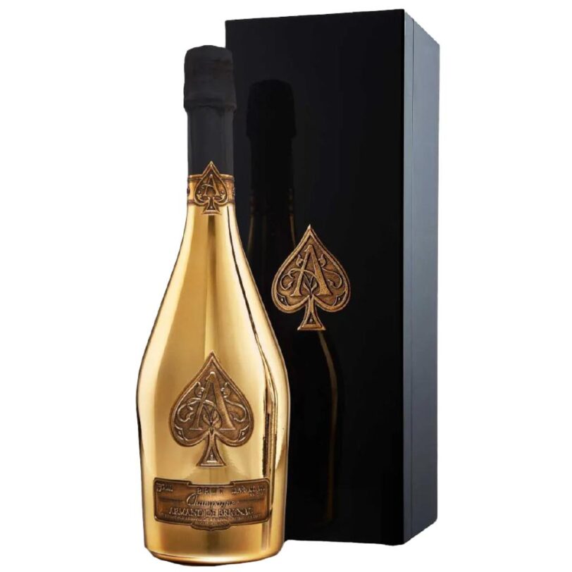 ARMAND DE BRIGNAC GOLD CL 75 CASSA DI LEGNO