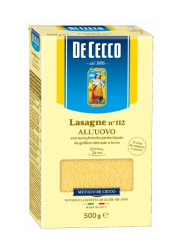 LASAGNA TIMBALLO ALL'UOVO NÂ° 112 GR 500 DE CECCO