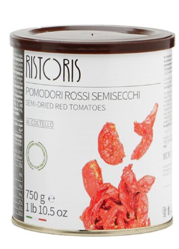 POMODORI ROSSI SEMISECCHI GR 750 LATTA RISTORIS/ROBO