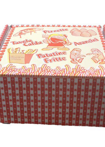 SCATOLA PIZZA TAKE E WAY 25X25X5 CF KG 8.6