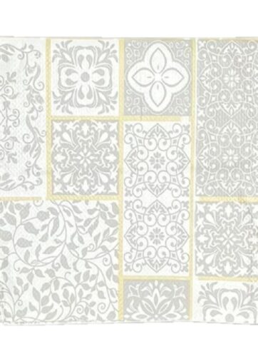 TOVAGLIA ACCOPPIATA MAIOLICA GRIGIA 100X100 CF 150