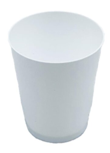 BICCHIERE TONDO CL 60 BIANCO PZ 25 (BR125B)