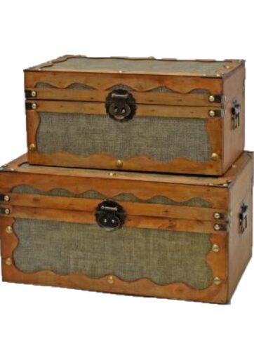 BAULE BEIGE RETTANGOLARE H21X41.5X25,5 GRANDE