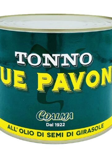 TONNO KG 1.730 DUE PAVONI IN OLIO DI GIRASOLE