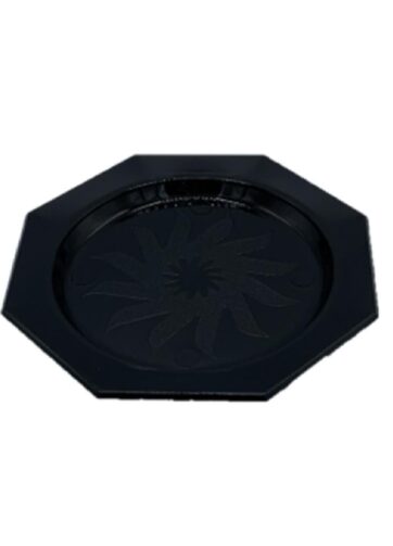 VASSOIO OTTAGONALE MM 88 NERO CF 50 (VO129N)