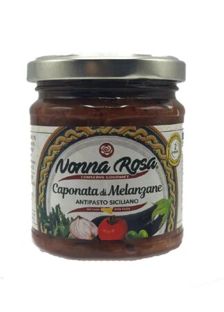 CAPONATA DI MELANZANE GR 190 NONNA ROSA VASO