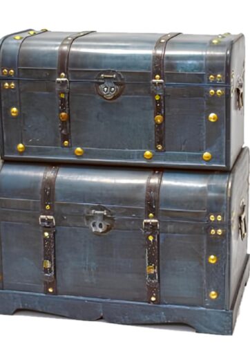 BAULE BLUE WASH CM H 24X24X45 PICCOLO