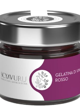 GELATINA DI VINO ROSSO GR 40 SCYAVURU