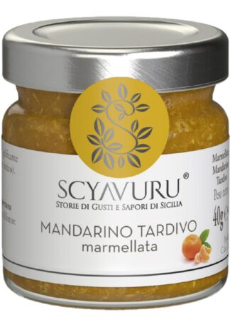 MARMELLATA DI MANDARINO TARDIVO GR 40 SCYAVURU