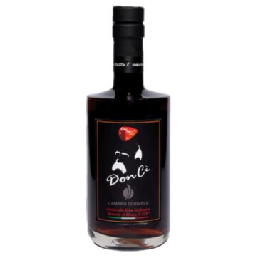Bottiglia di Amaro Don Cì, liquore siciliano alle erbe e Arancia di Ribera D.O.P.