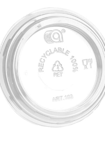 COPERCHIO TRASP. D63/70 ADDATTI X 4OZ/6OZ/7OZ/166CC/200CC PZ 100 ARISTEA