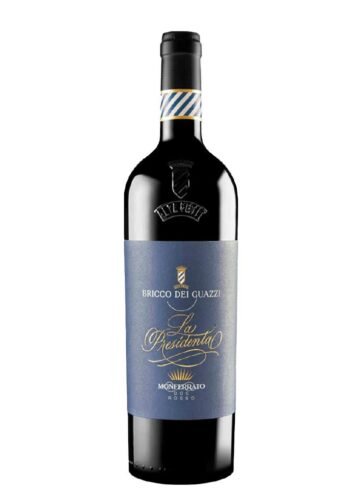 BRICCO DEI GUAZZI MONFERRATO ROSSO DOC LA PRESIDENTA 2021 ASTUCCIATO