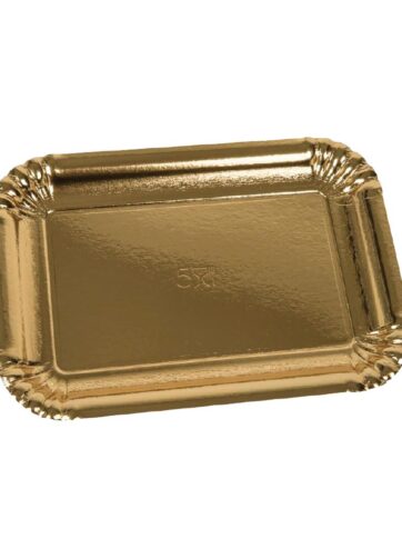 VASSOIO ELITE ORO PLUS MISURA 4 CM 27X19.5 (INTERNO 23.5X14.5)