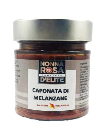 CAPONATA DI MELANZANE GR 240 NONNA ROSA ELITE VASO