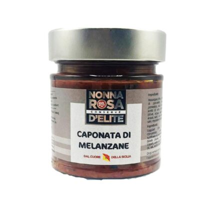 CAPONATA DI MELANZANE GR 240 NONNA ROSA ELITE VASO