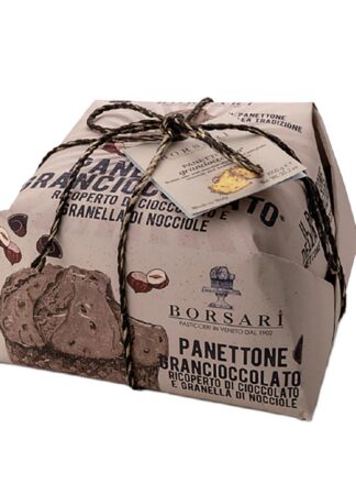 PANETTONE GRAN CIOCCOLATO GR 1000 BORSARI IN CARTA