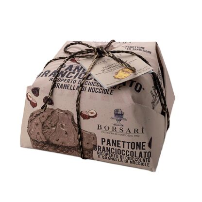 PANETTONE GRAN CIOCCOLATO GR 1000 BORSARI IN CARTA