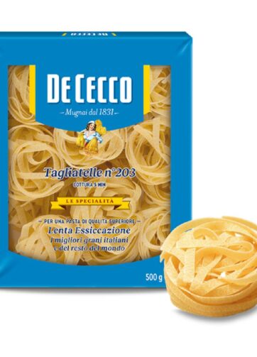 TAGLIATEL. N.SEMOLA F.SPECIALE GR 500 NÂ°203 DE CECC