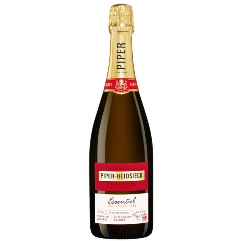 Bottiglia di Champagne Piper-Heidsieck Essential Brut 75cl – bollicine francesi eleganti e raffinate per brindisi di classe.