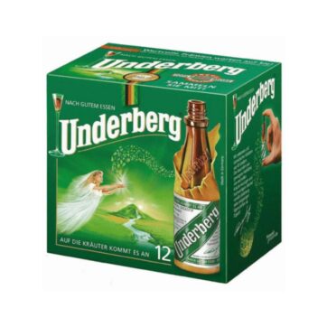 Confezione Amaro Underberg 12x2cl – digestivo tedesco alle erbe naturali in mini bottiglie da 2cl.