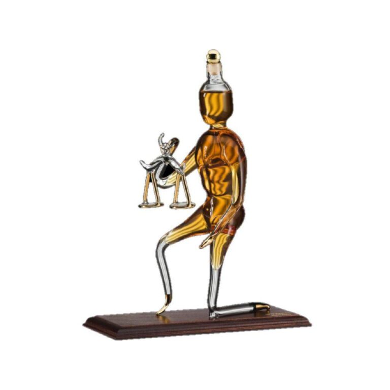 Scultura zodiacale Bonollo Bilancia con Grappa OF Amarone Barrique