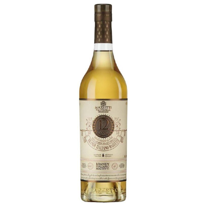 BRANDY 12 ANNI CL 70 ASTUCCIATO MAZZETTI