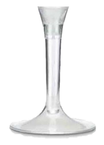 BASE TRASPARENTE BICCHIERI FLUTE (20PZ)