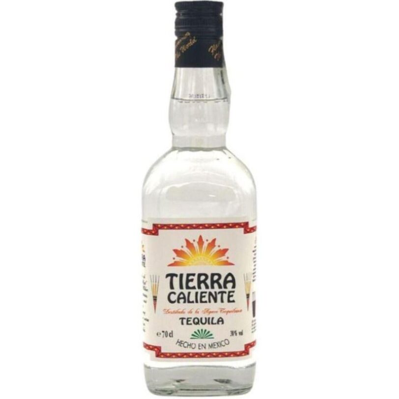 Bottiglia di Tequila Tierra Caliente – tequila messicana dal gusto deciso e vivace.
