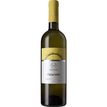 Bottiglia di CVA Aquilae Catarratto – vino bianco siciliano fresco e fruttato.