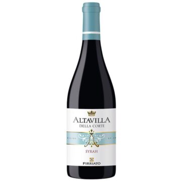 Bottiglia di Firriato Altavilla Syrah – vino rosso siciliano dal gusto intenso e speziato.