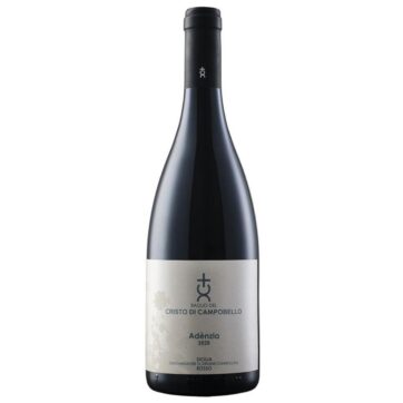 Bottiglia di Cristo di Campobello Adènzia Rosso – vino siciliano DOC intenso e armonioso.