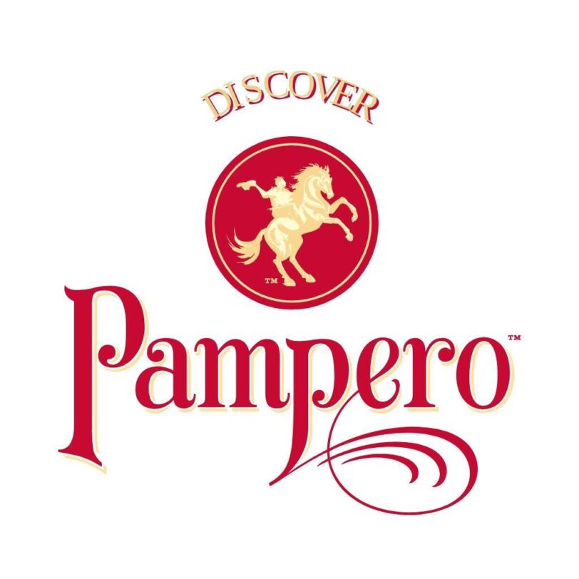 Logo ufficiale Rum Pampero con cavallo e scritta Discover Pampero
