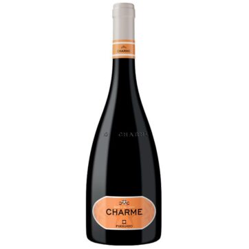 Bottiglia di vino Firriato Charme Bianco – vino frizzante siciliano fresco e floreale.