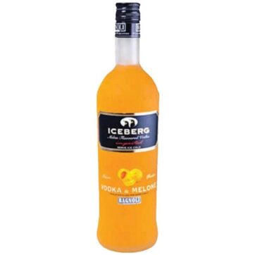 Bottiglia di Vodka Iceberg Melone – liquore dolce e fruttato al gusto di melone, ideale per cocktail e aperitivi estivi.