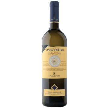 Firriato Santagostino Bianco – vino bianco siciliano elegante, fresco e profumato, perfetto per piatti di mare.