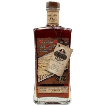 Bottiglia Vecchio Amaro del Capo Riserva del Centenario Caffo – liquore d’erbe di Calabria in edizione limitata.