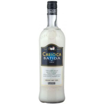 Bottiglia di Carioca Batida de Coco Bagnoli – liquore al cocco cremoso e dolce.