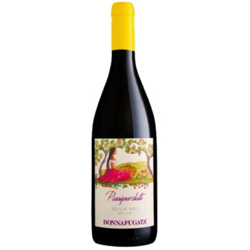Bottiglia di Donnafugata Passiperduti Grillo Sicilia DOC – vino bianco siciliano elegante e aromatico.