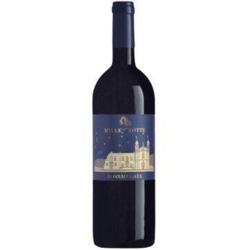 Bottiglia di Donnafugata Mille e Una Notte – vino rosso siciliano elegante e intenso, DOC Sicilia.