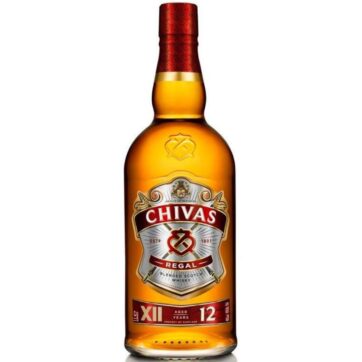 Bottiglia Whisky Chivas Regal 12 Anni – Blended Scotch Whisky scozzese dal gusto morbido e raffinato, maturato in rovere.