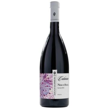 Bottiglia di Duca di Salaparuta Calanica Nero d’Avola, vino rosso siciliano DOC elegante e fruttato, ideale per carni e formaggi.
