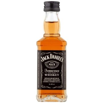 Mini bottiglia di Whisky Jack Daniel’s Tennessee Old No.7, in vendita nelle enoteche di Sicilia e Agrigento.
