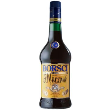 Bottiglia di Elisir Borsci S. Marzano, liquore italiano aromatico disponibile in enoteca Sicilia e Agrigento.